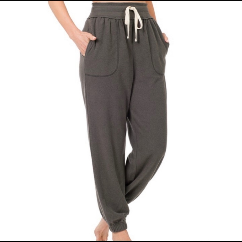 High waisted joggers